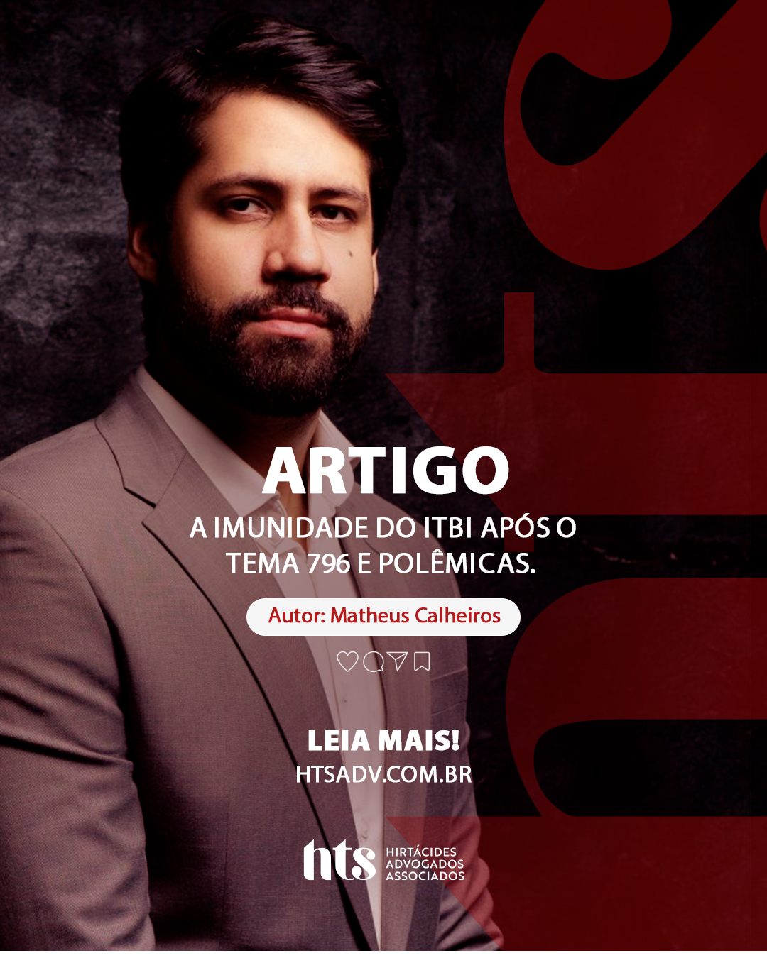 A Imunidade do ITBI após o Tema 796 e Polêmicas — Matheus Calheiros