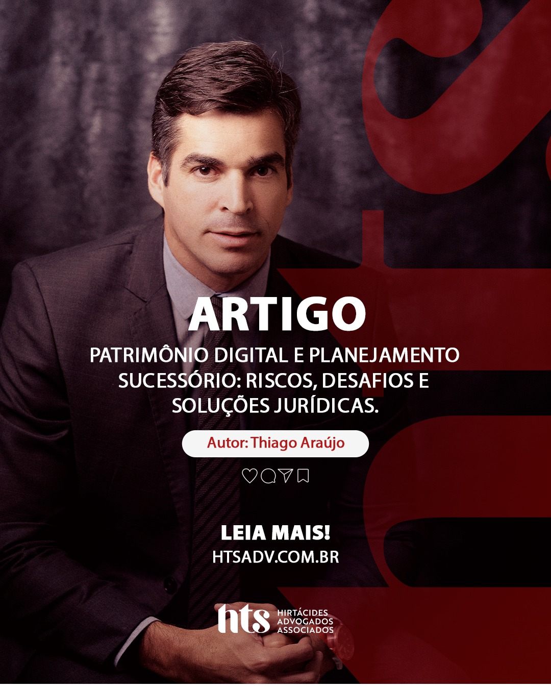 Patrimônio Digital e Planejamento Sucessório: Riscos, Desafios e Soluções Jurídicas — Thiago Araújo